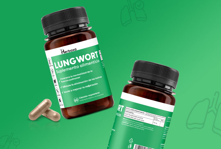 Herboxa Lungwort | Suplemento para la salud pulmonar